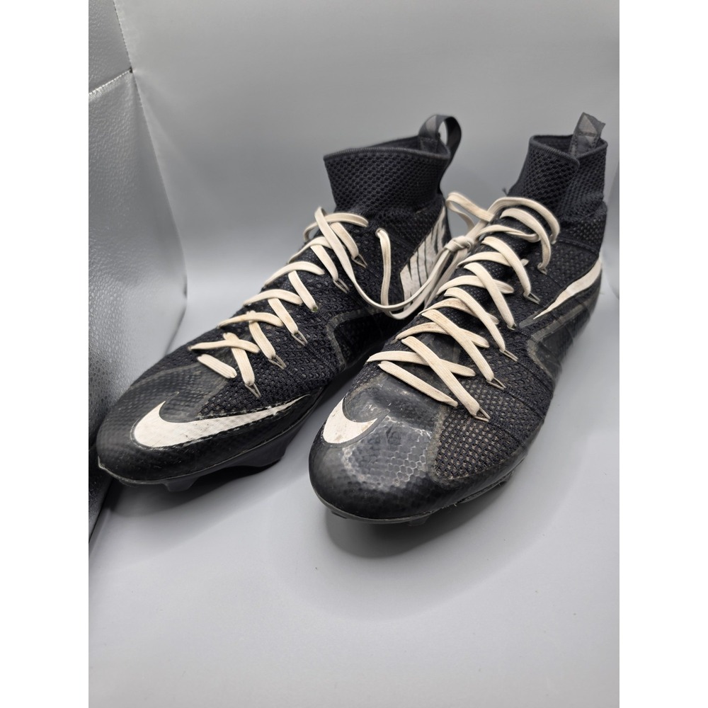 Nike Vapor Edge 360 Untouchable Football Cleats M 11 Black FQ0235-001 HEAVY USE